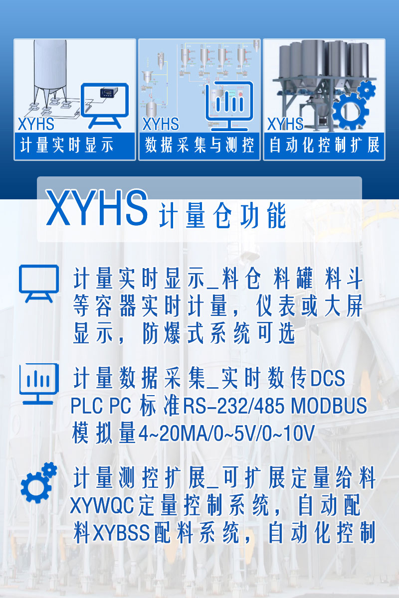 XYHS干粉砂浆筒仓秤_计量仓称重系统 功能